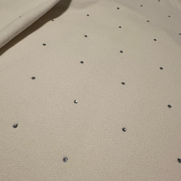 Bedazzled Cream XL Sweatshirt - Picture 2 of 3